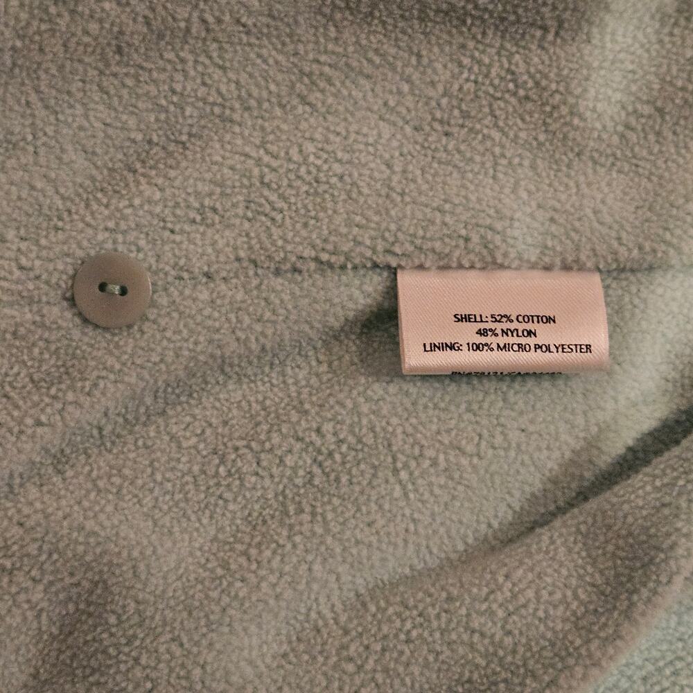 Eileen Fisher Jacket Women's Size L Aquamarine Blue Nylon Blend‎ Full Zip Collar - Picture 9 of 13